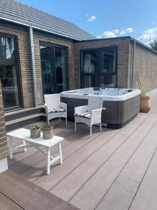 Luksus Hus I 1St Raekke, All-Incl Top Komfort Med Spa Og Skov Strøby Ladeplads Zewnętrze zdjęcie
